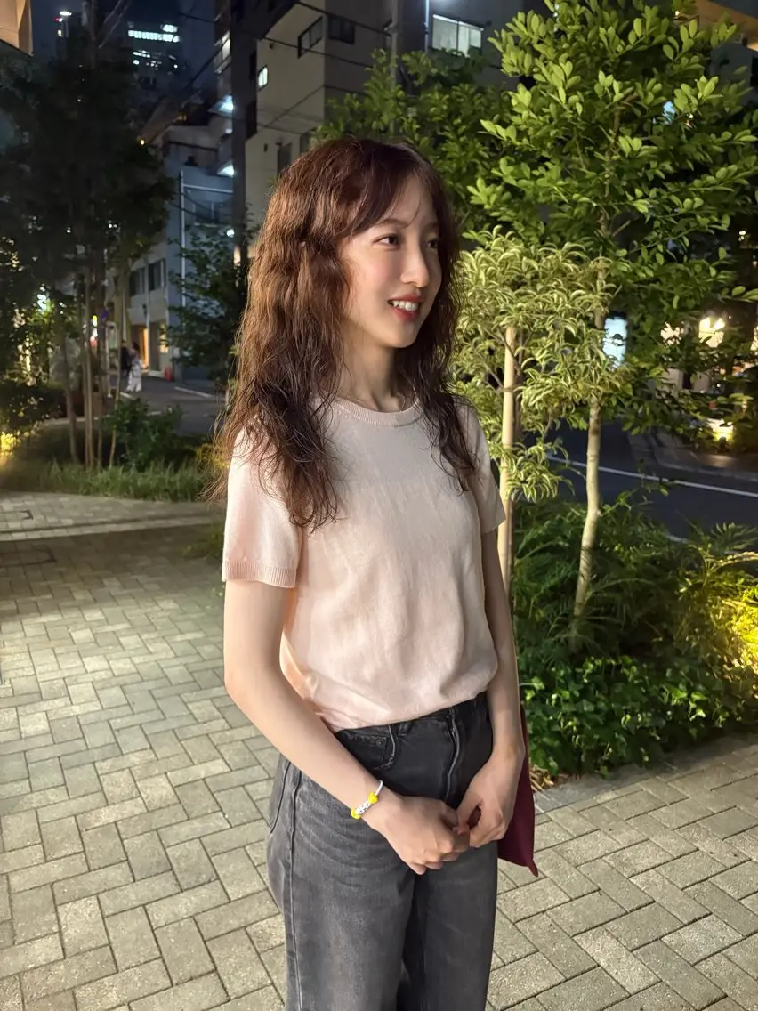 ロング カラー eri kinjoのヘアスタイル