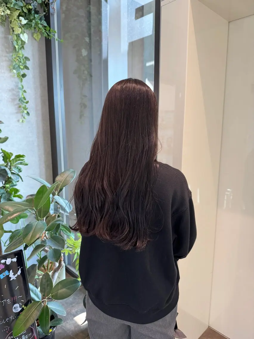 ロング カラー ブラウンカラー カットモデル募集𓍯 横堤🫧秋積日向のヘアスタイル
