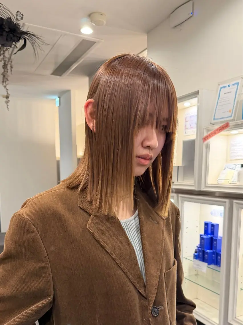 【manamiオススメ☆】艶髪ストレートでスタイリング◎(モイスチャーストレート)の写真