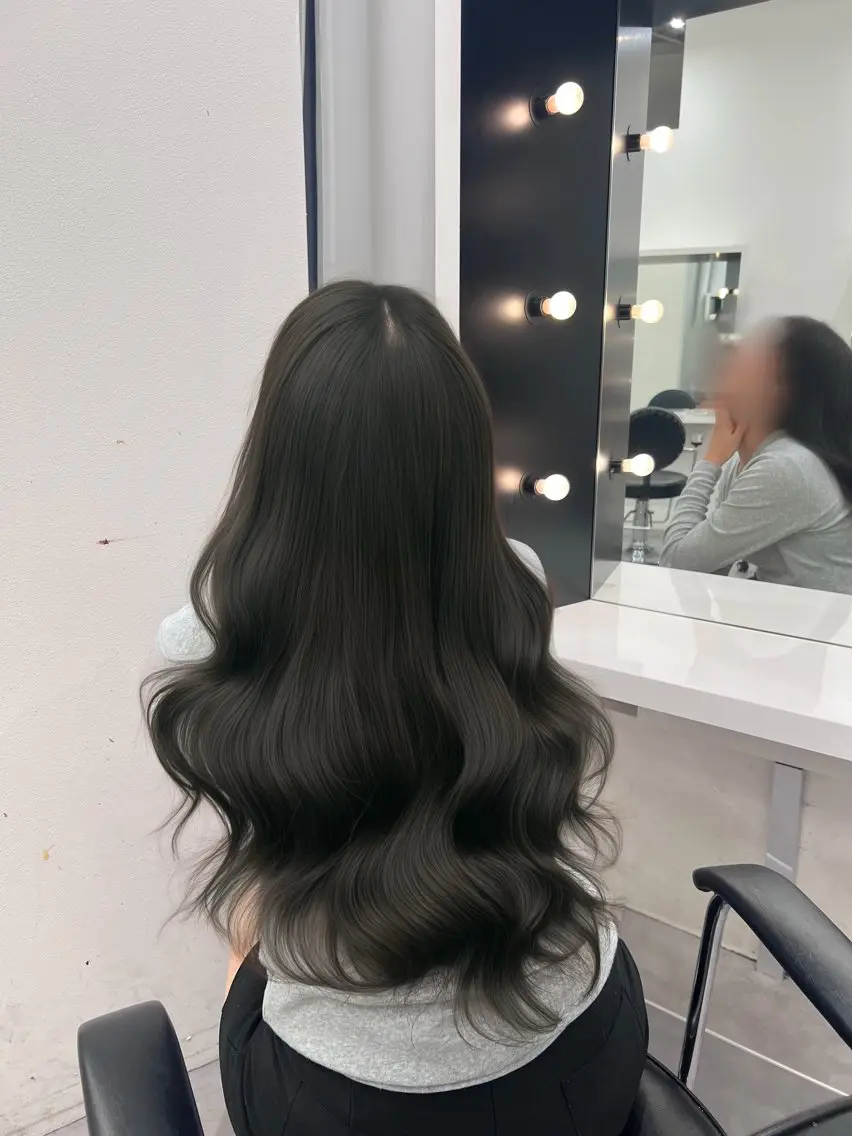 ロング ヘアカラー トリートメント しゅういち/赤み消し カラー特化のヘアスタイル