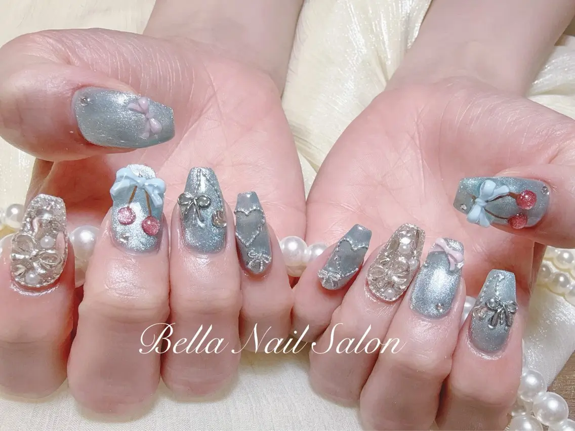 ネイル ハンドネイル Bella Nail Salonパラジェルのネイルデザイン