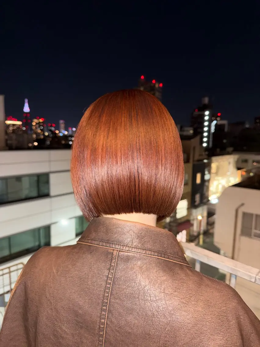 ショート ボブ 似合わせカット カット 艶カラー/ハイトーン /アレンジ/meiのヘアスタイル
