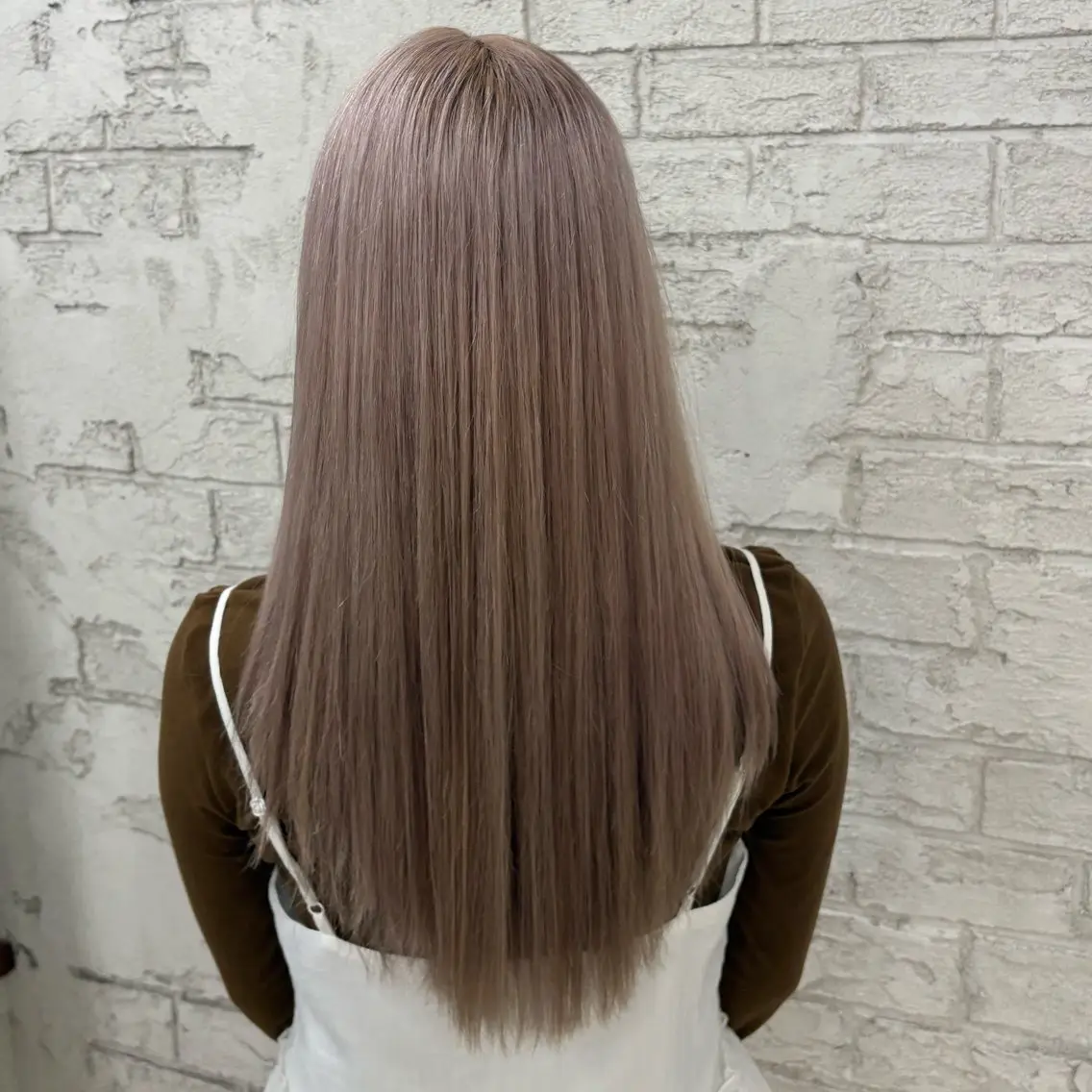 ロング ヘアカラー 韓国レイヤー/ブリ ーチ🩶Momo🩶のヘアスタイル
