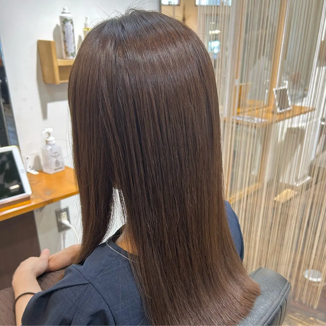 【髪質改善オイルグロスカラー】イノアカラー＋カット+マイクロバブル🌷の写真