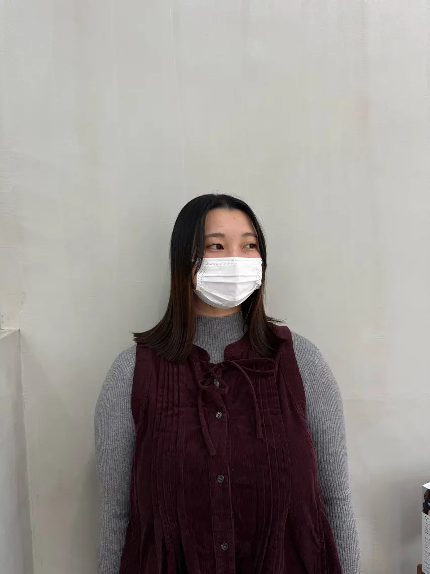 ミディアム 長谷部 友香のヘアスタイル