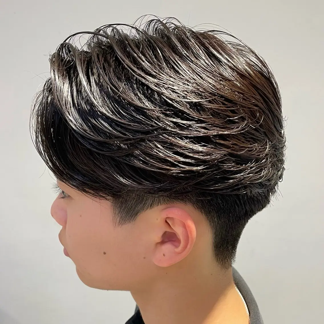 ショート パーマ メンズ カット パーマ 艶髪✨/髪質改善 カラー　kaitoのヘアスタイル