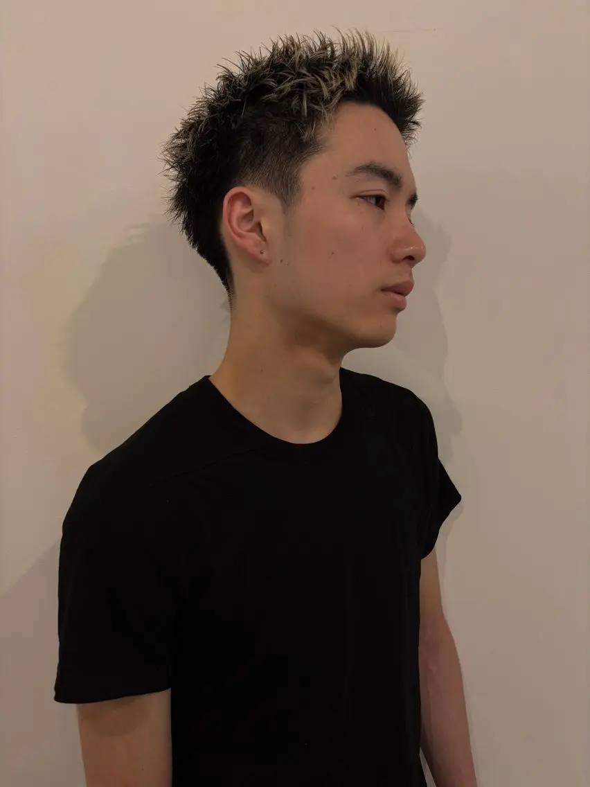 カラー メンズ りく　海外ヘアー オシャレのヘアスタイル