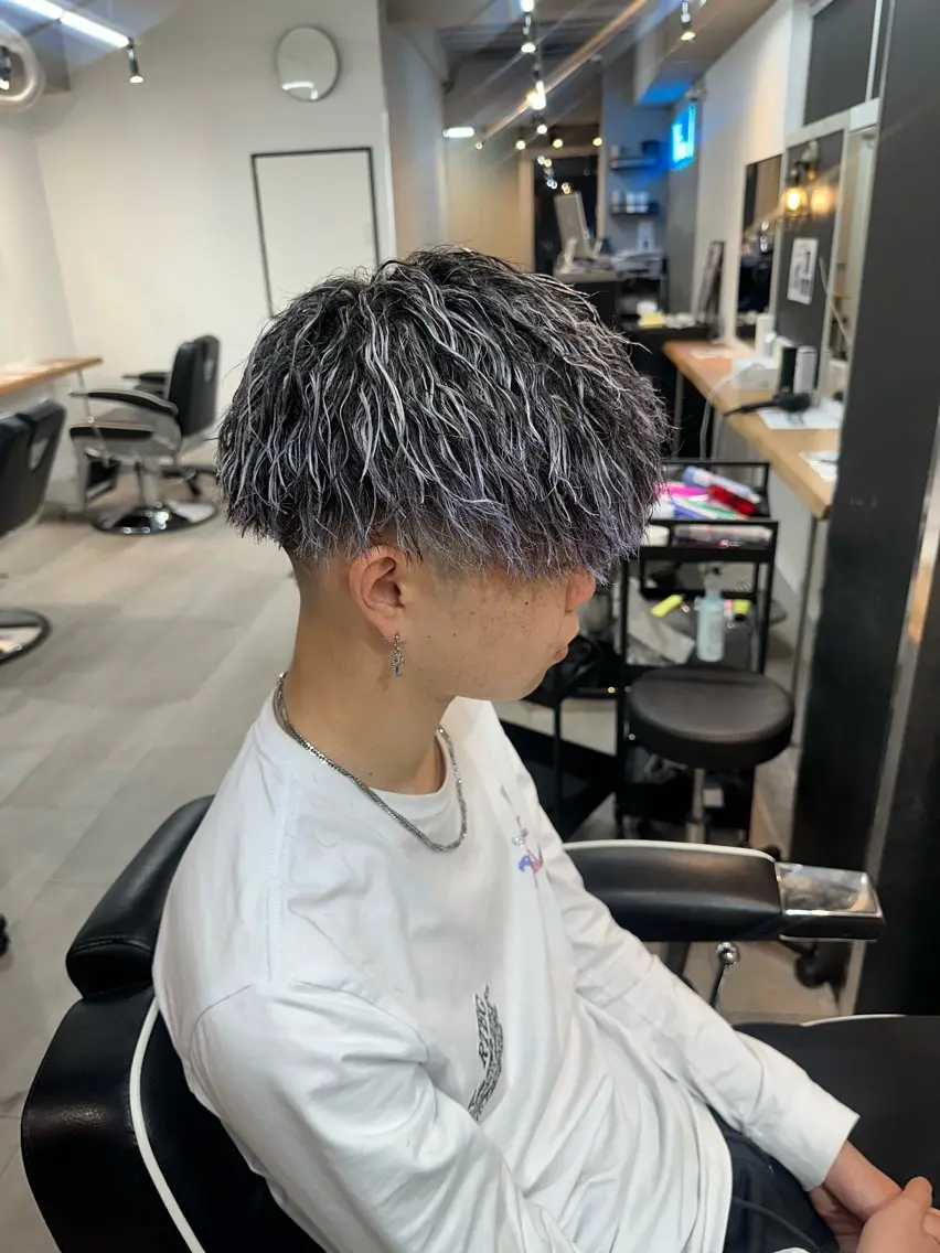 パーマ メンズ 🇺🇸大宮パーマ 波巻き/ツイスパのヘアスタイル