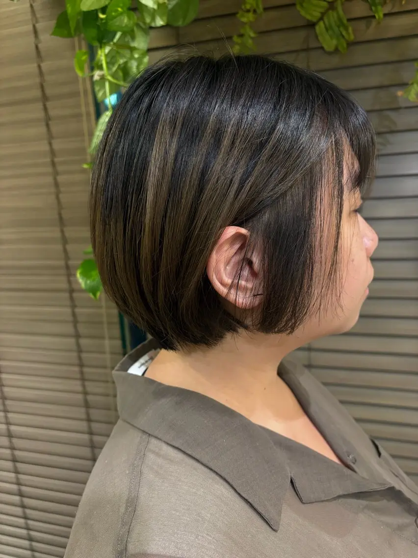 ショート ショートボブ ボブ ショートヘア カット ヘアカラー 馬場 彩のヘアスタイル