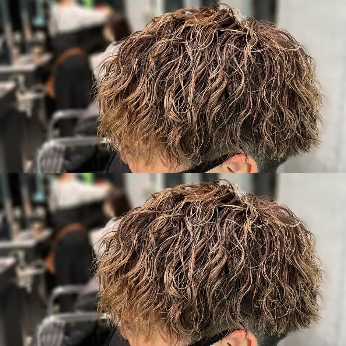 パーマ メンズ カット パーマ トリートメント 優真/難波で 1番パーマが上手いのヘアスタイル