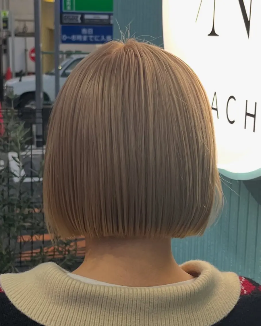 ミディアム 髪質改善 🫧ハイトーン/ ブリーチ🫧白石航汰のヘアスタイル