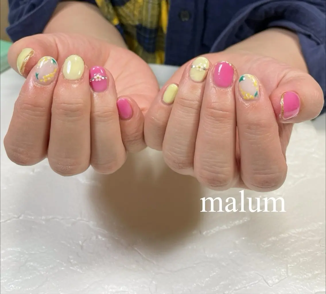 ネイル ハンドネイル malum nailのネイルデザイン
