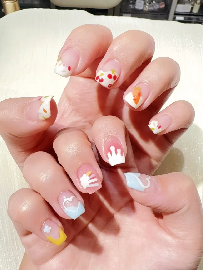 ネイル ハンドネイル ハンドケア 🦋Yumi Nail🦋Momoのネイルデザイン