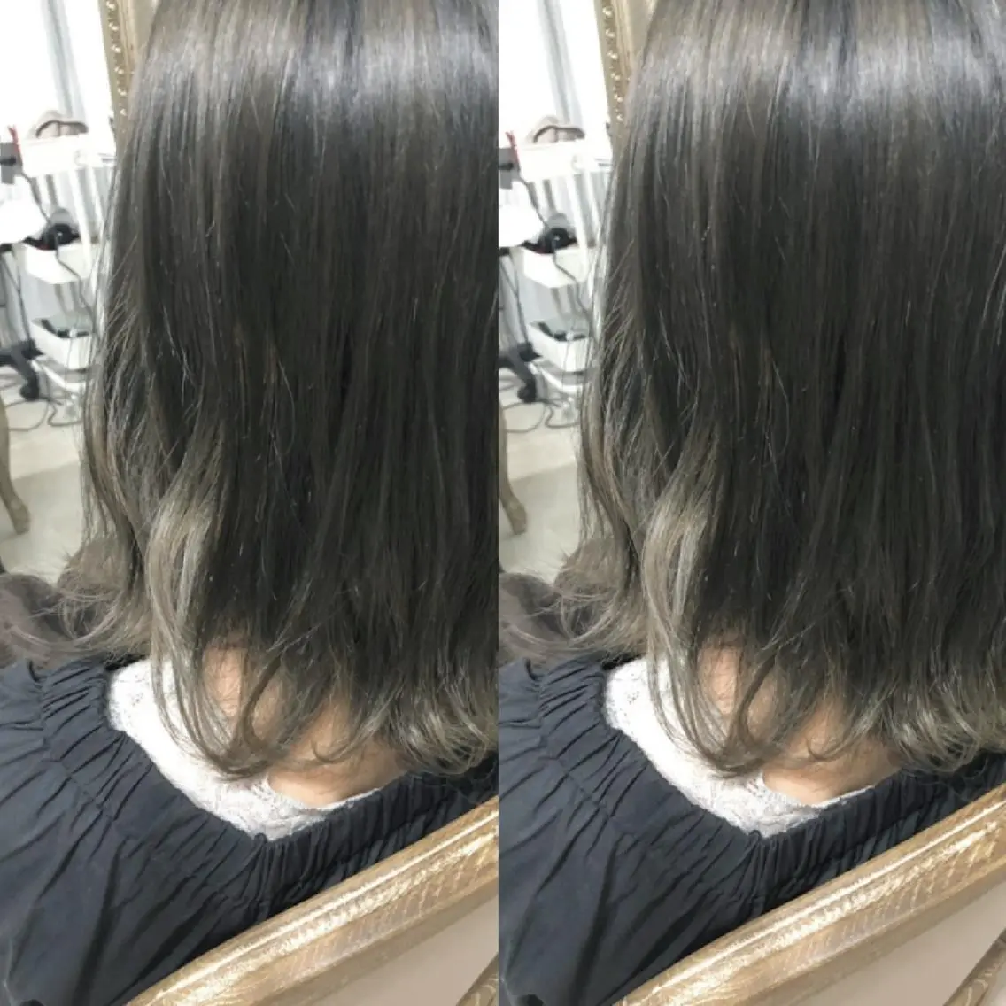 ミディアム カラー ヘアアレンジ アッシュ ブリーチ See by merの眉毛・アイブロウイメージ