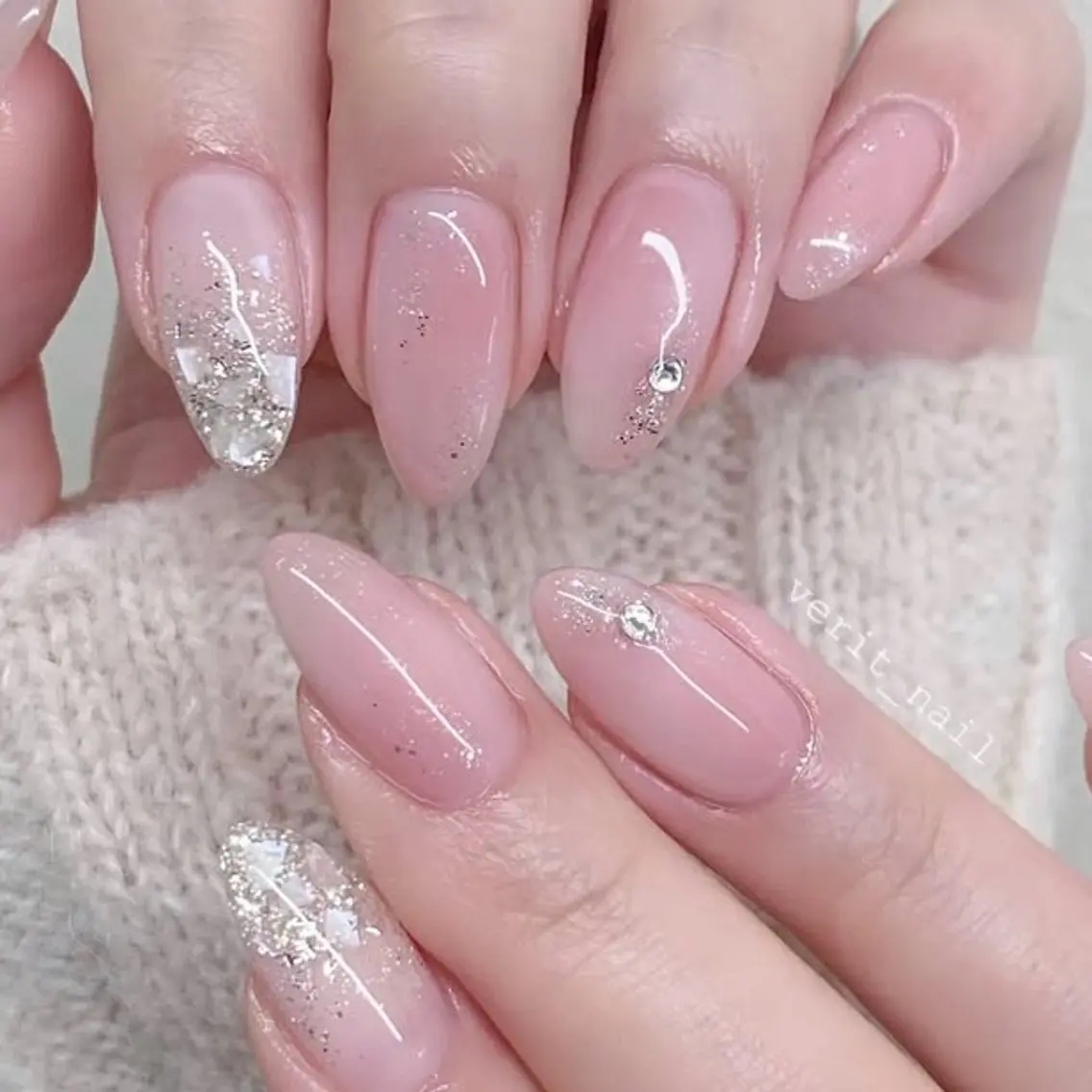 ネイル momoka デザイン長さだしのネイルデザイン