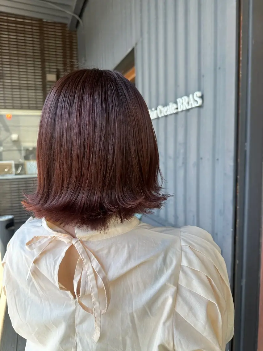ショート BRAS岸和田 /質感再生/赤み消しのヘアスタイル