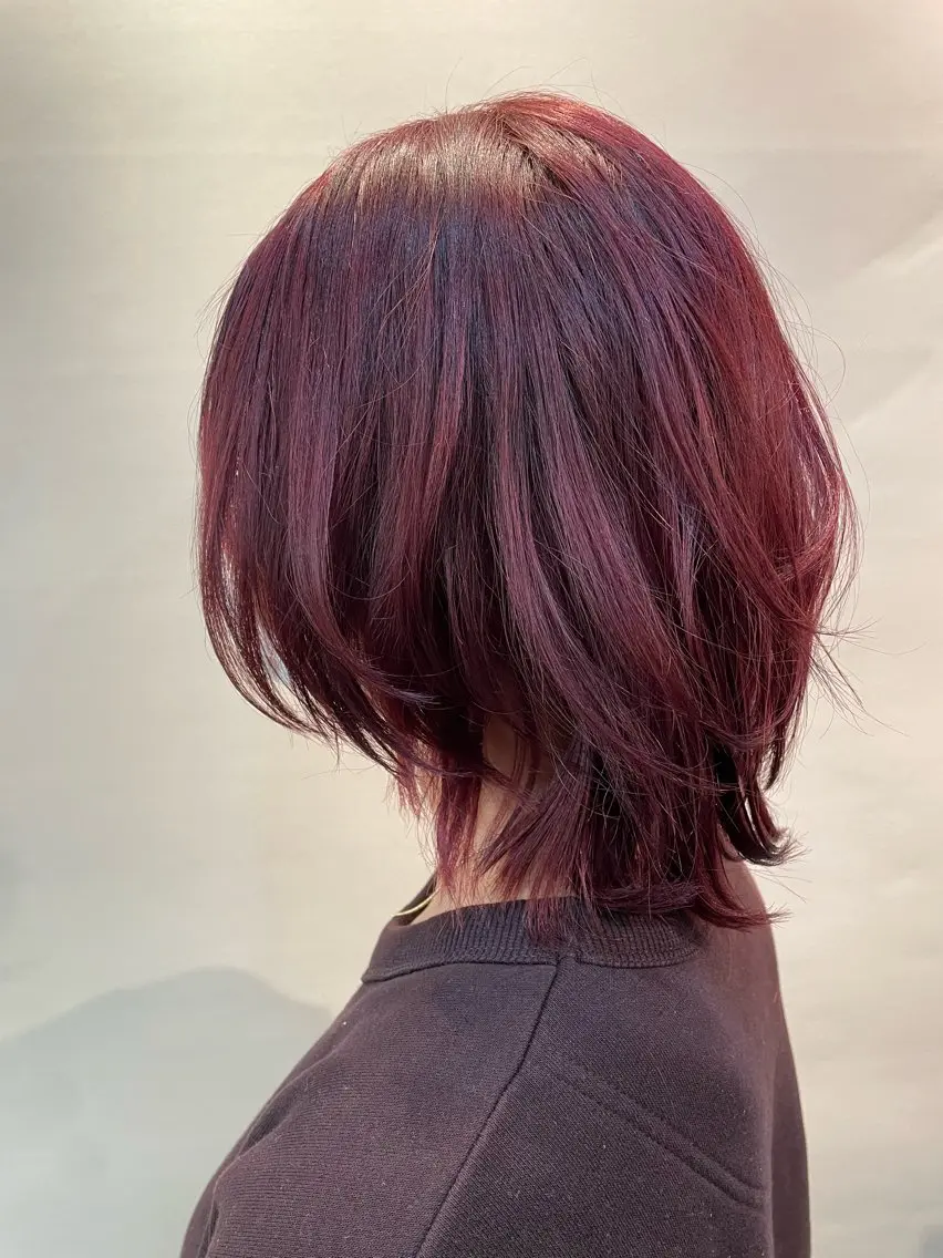 ミディアム カラー レイヤーカット ウルフカット 🔅PARS bis Futaba🔆のヘアスタイル