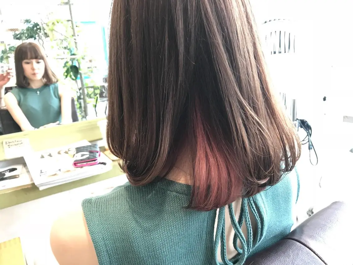 ミディアム カラー インナーカラー メンズ指名多数!! 田島史也のヘアスタイル