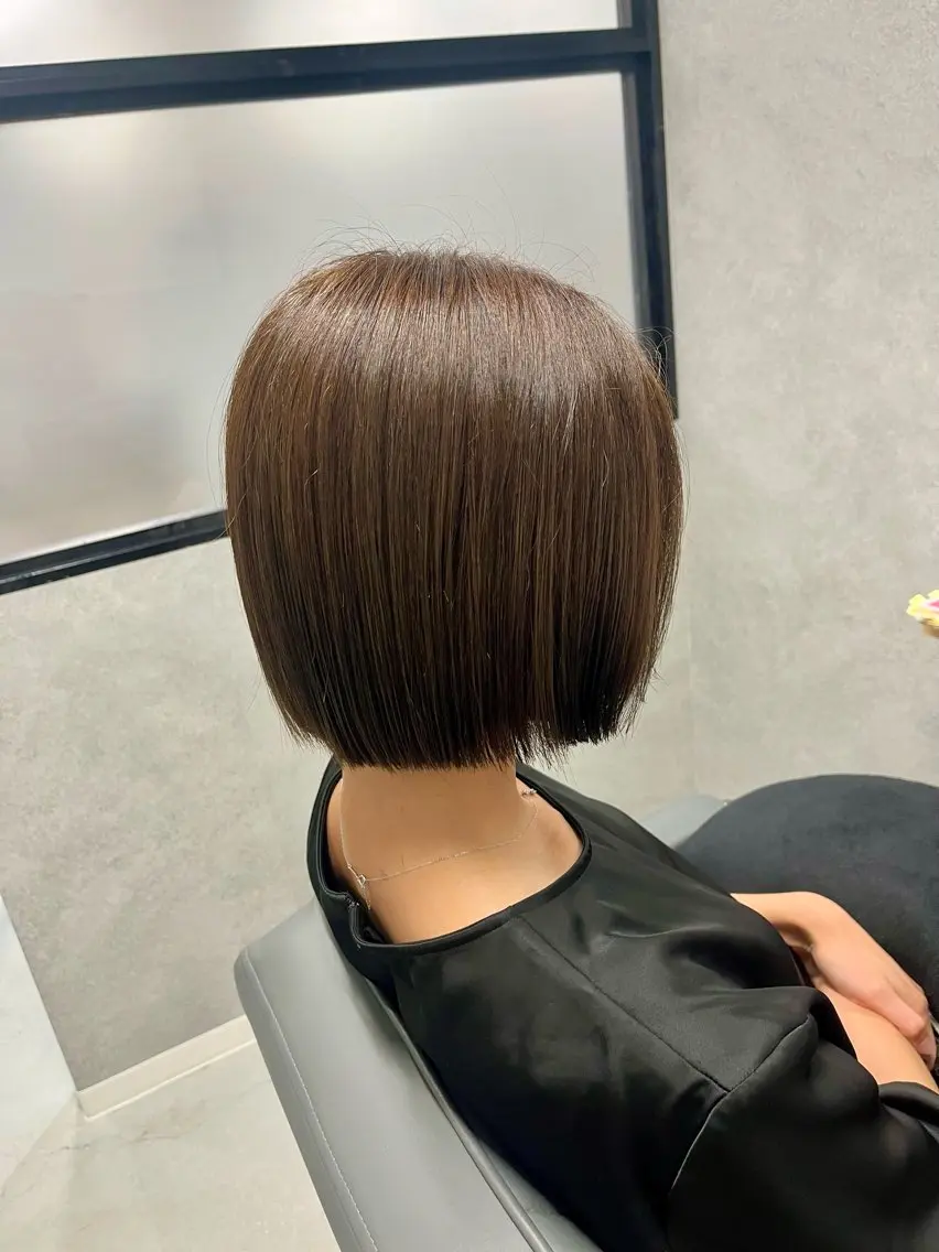 ミディアム カラー sayaka 透明感カラーのヘアスタイル