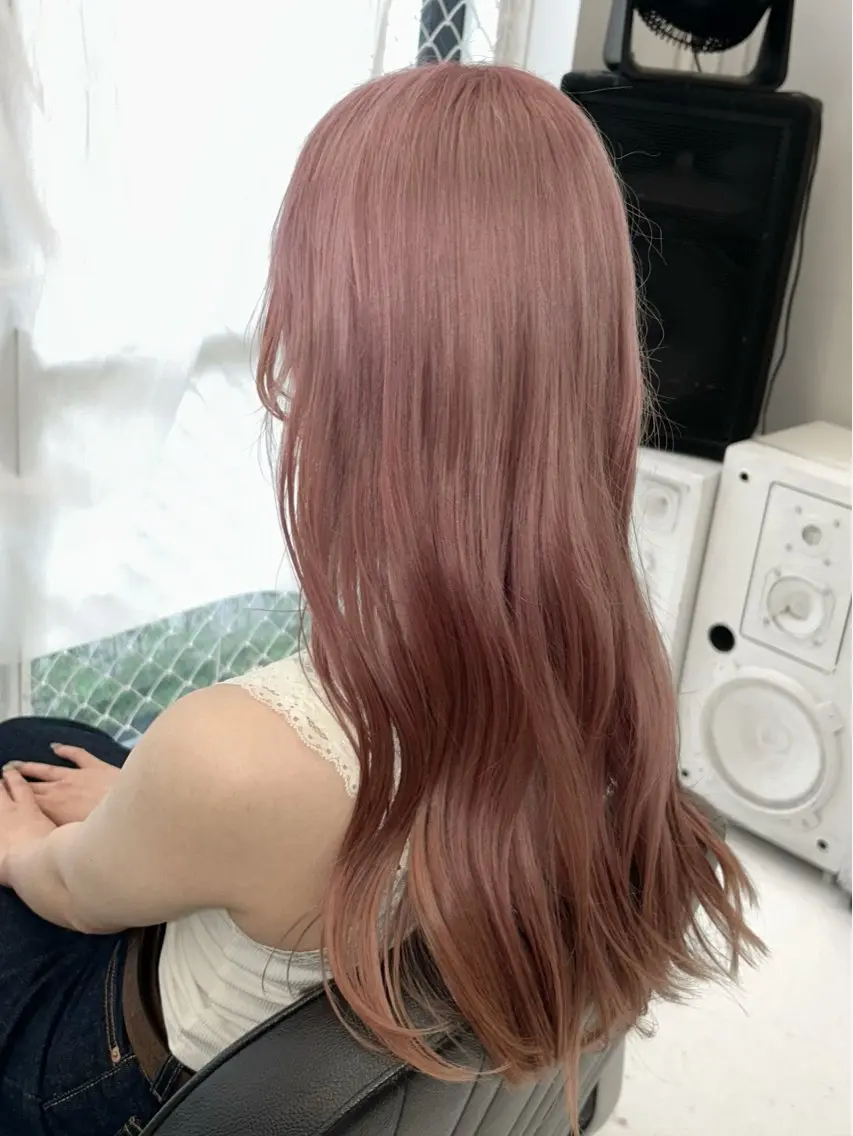 【リタッチも全体も🉑】ブリーチ➕カラー➕保湿トリートメント🩵ブリーチメンテナンスお任せください❣️の写真