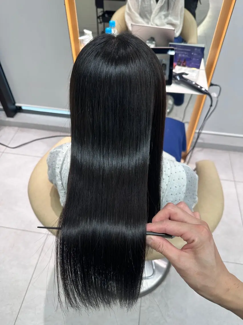 ロング カラー カット ヘアカラー 縮毛矯正 トリートメント 《髪質改善✖️オリー ブ🧸》小嶋拓也のヘアスタイル
