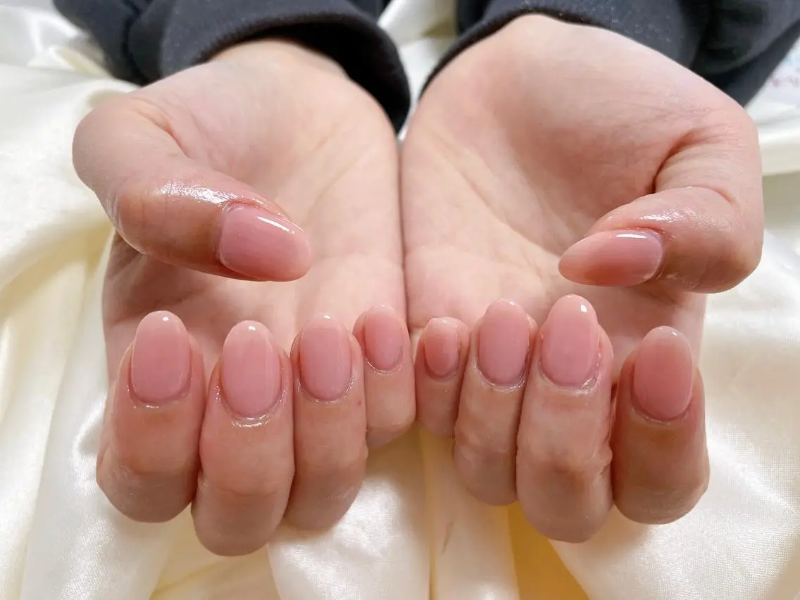 ネイル ワンカラーネイル ハンドネイル mogunail &blowのネイルデザイン