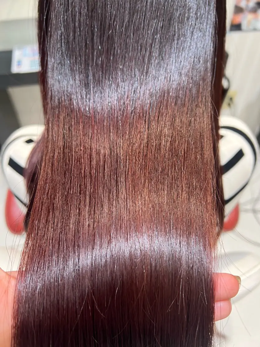 🪿オーガニックカラー&カット&前処理トリートメント🧡の写真