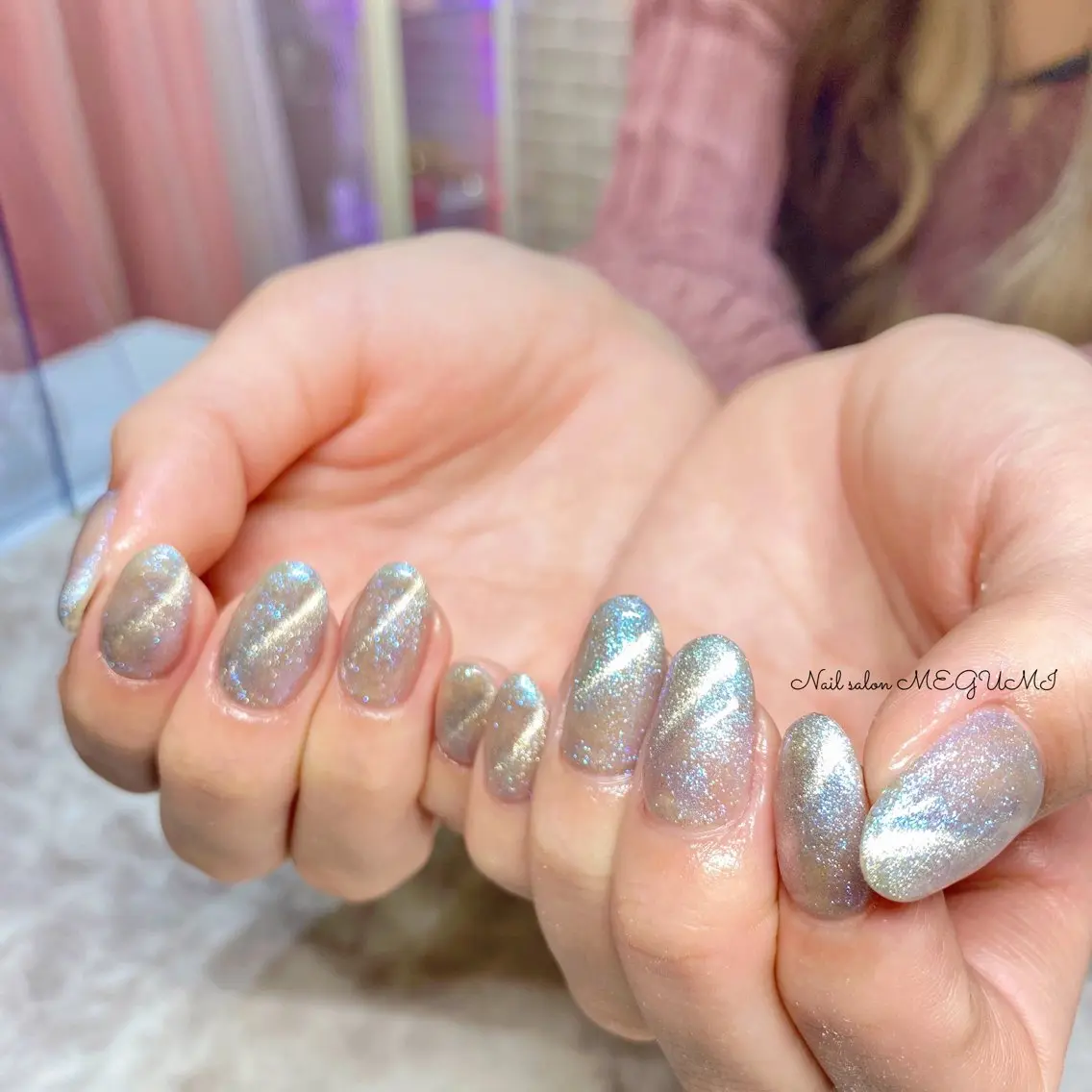 ネイル マグネットネイル マグネットワンカラー ワンカラーネイル Nail salon MEGUMIのネイルデザイン