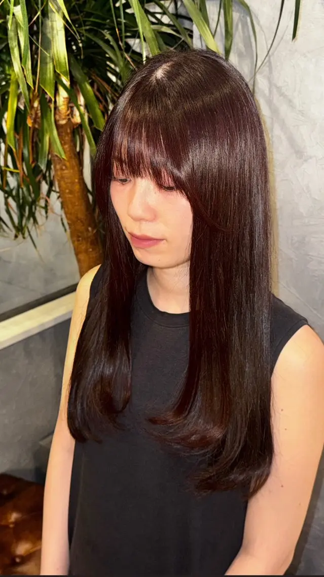 セミロング レイヤーカット 佐藤 りんのヘアスタイル