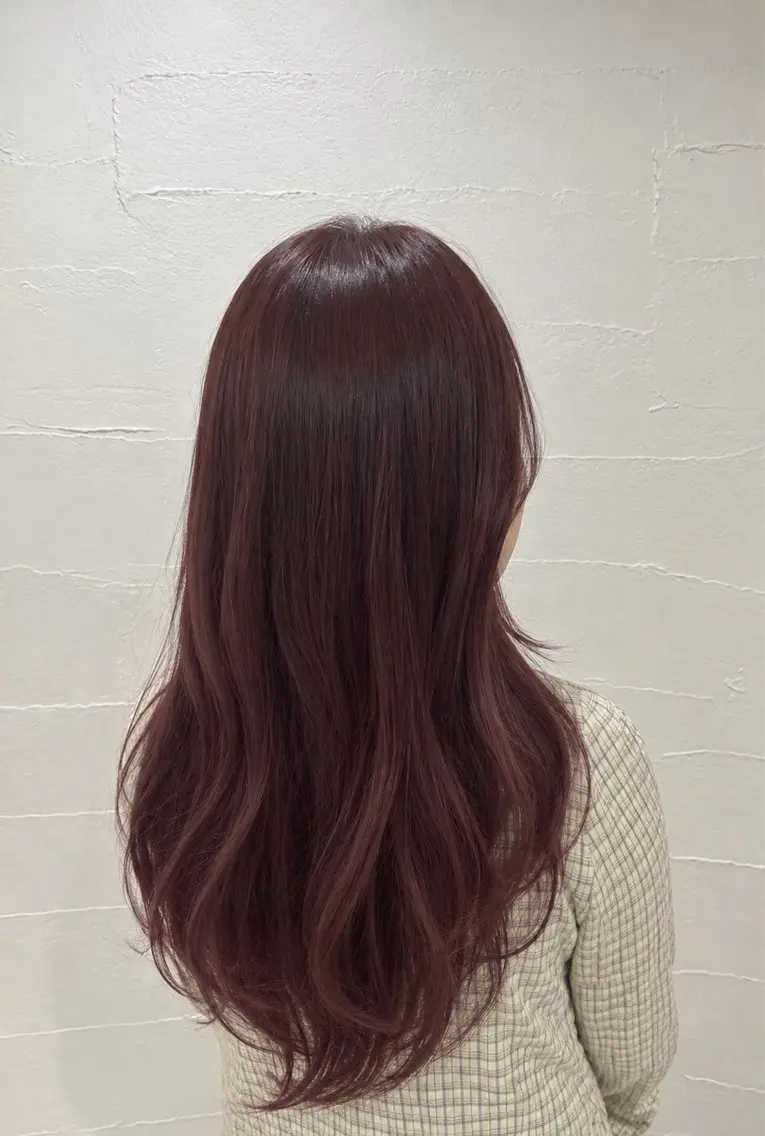 カラー ブラウンカラー ピンクカラー ヘアカラー ヘアルームフラット mei🎀🌟のヘアスタイル
