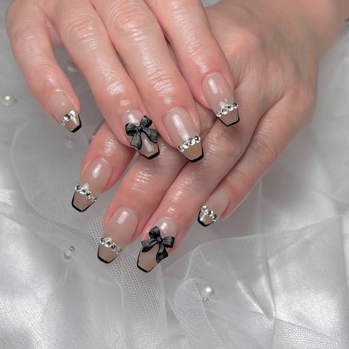 ネイル スクエアネイル ワンホンネイル COCO NAILのネイルデザイン