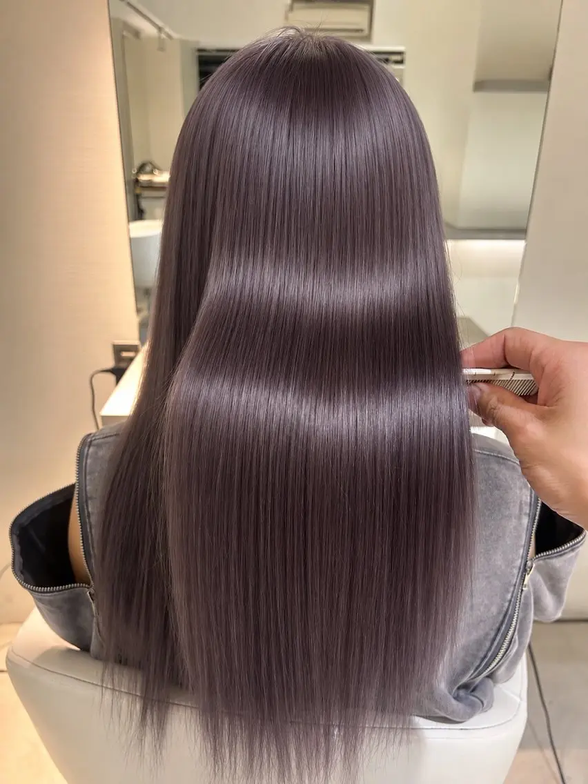 ロング カラー ケアカラー 髪質改善 ヘアカラー トリートメント モテ髪提案します💕 髪質改善宗一郎のヘアスタイル