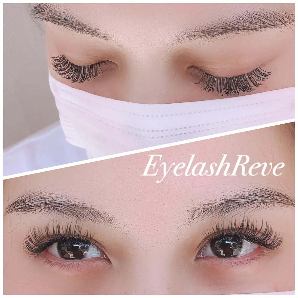 マツエク・マツパ Dカール フラットラッシュ Eyelash Reveのマツエク・マツパデザイン