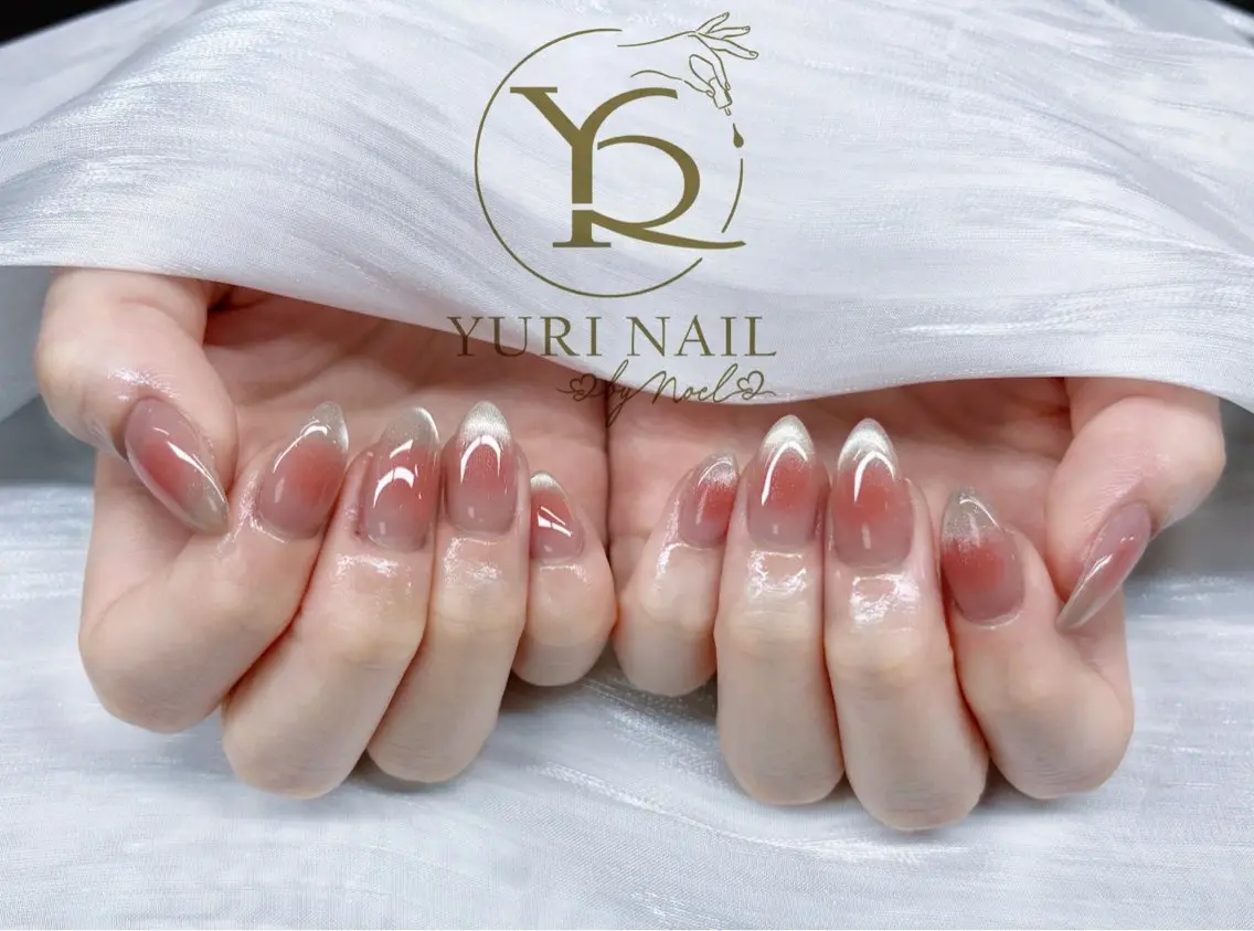 ネイル チークネイル フットネイル フレンチネイル グラデーション キラキラネイル ハンドネイル フットネイル ハンドケア YURI Nail Funabashiのネイルデザイン