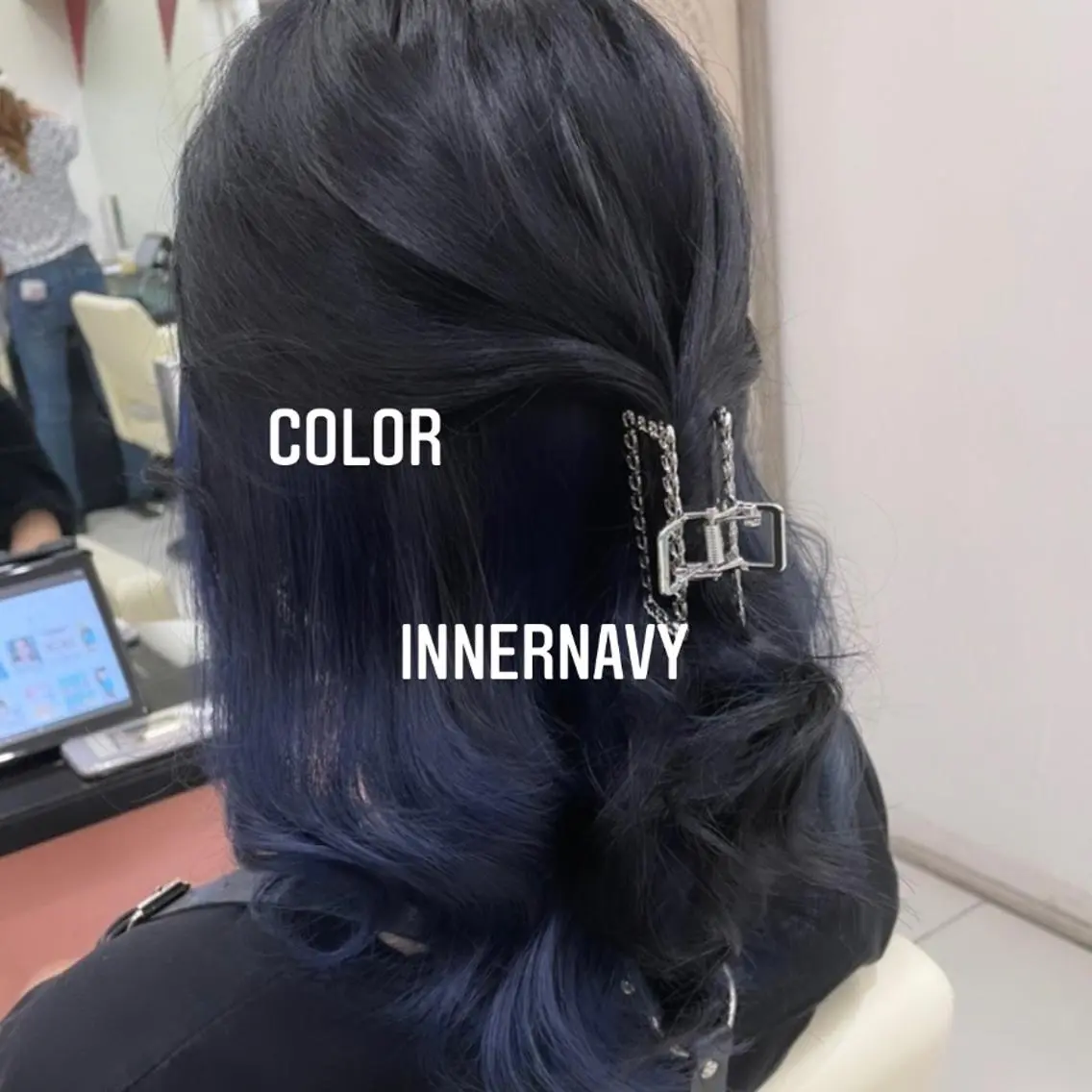 セミロング カラー ヘアカラー エクステ エクステ🩵ブリーチ 韓国ヘア🩵KAEのヘアスタイル