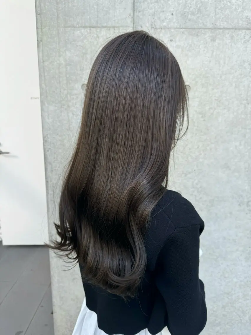 【人気No.1🩵】透明感カラー+ケラチントリートメント🫧の写真