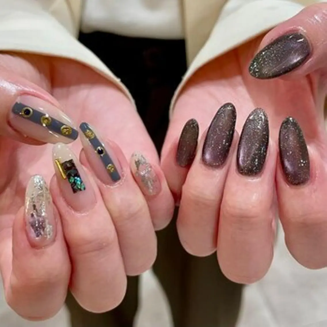 〔*自爪を痛めないパラジェル*〕♡handうるうるマグネットdesignコース(オフあり)🩰﹏♡の写真