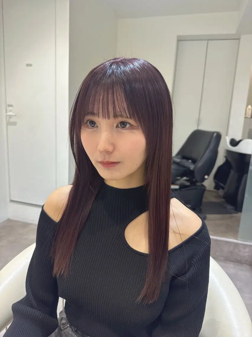 ミディアム カラー 透明感カラー グレージュ バイオレットカラー バイオレットグレージュ 髪質改善 カット ヘアカラー トリートメント 💎透明感カラー特化 💎TAISEIのヘアスタイル