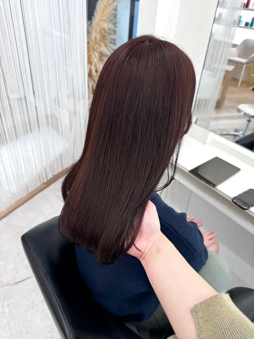 ロング カラー カット ヘアカラー ♡ParveMix NANO♡のヘアスタイル