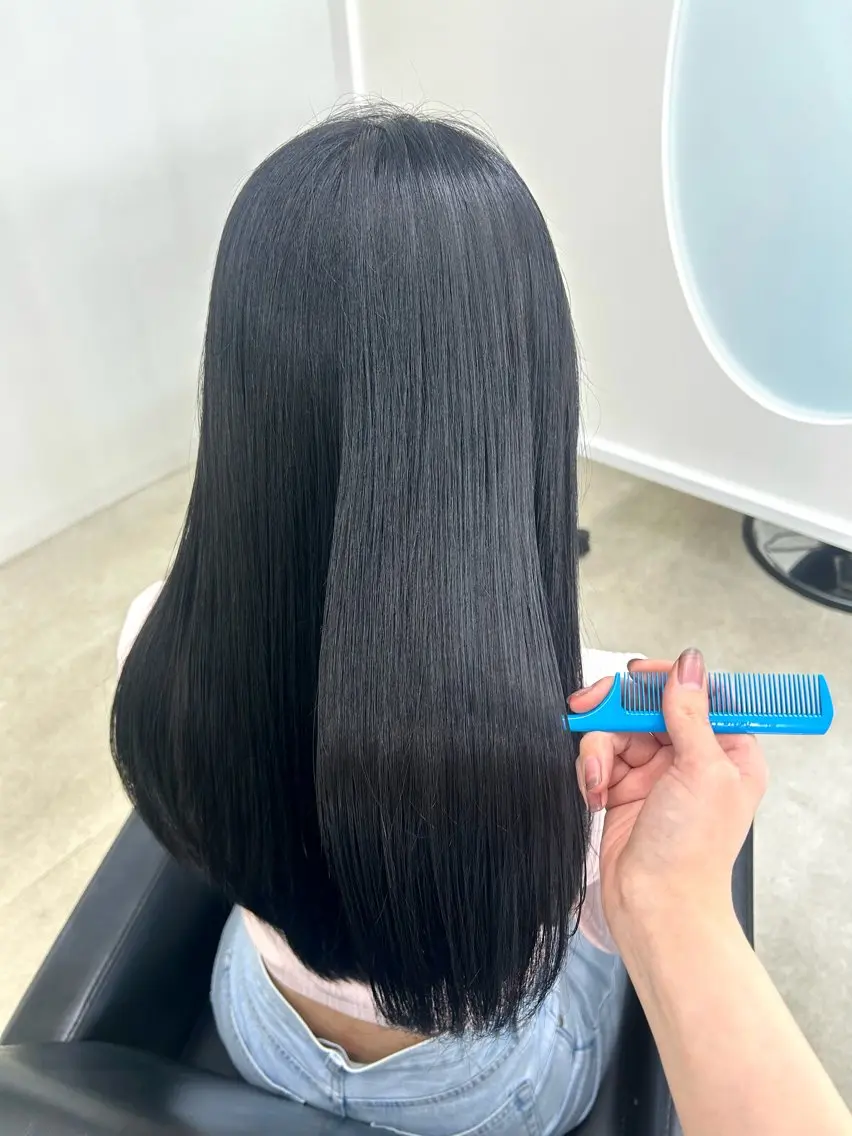 ロング カラー カット ヘアカラー トリートメント 🤍🐰韓国ヘア/ レイヤー🤍菅原麻里のヘアスタイル