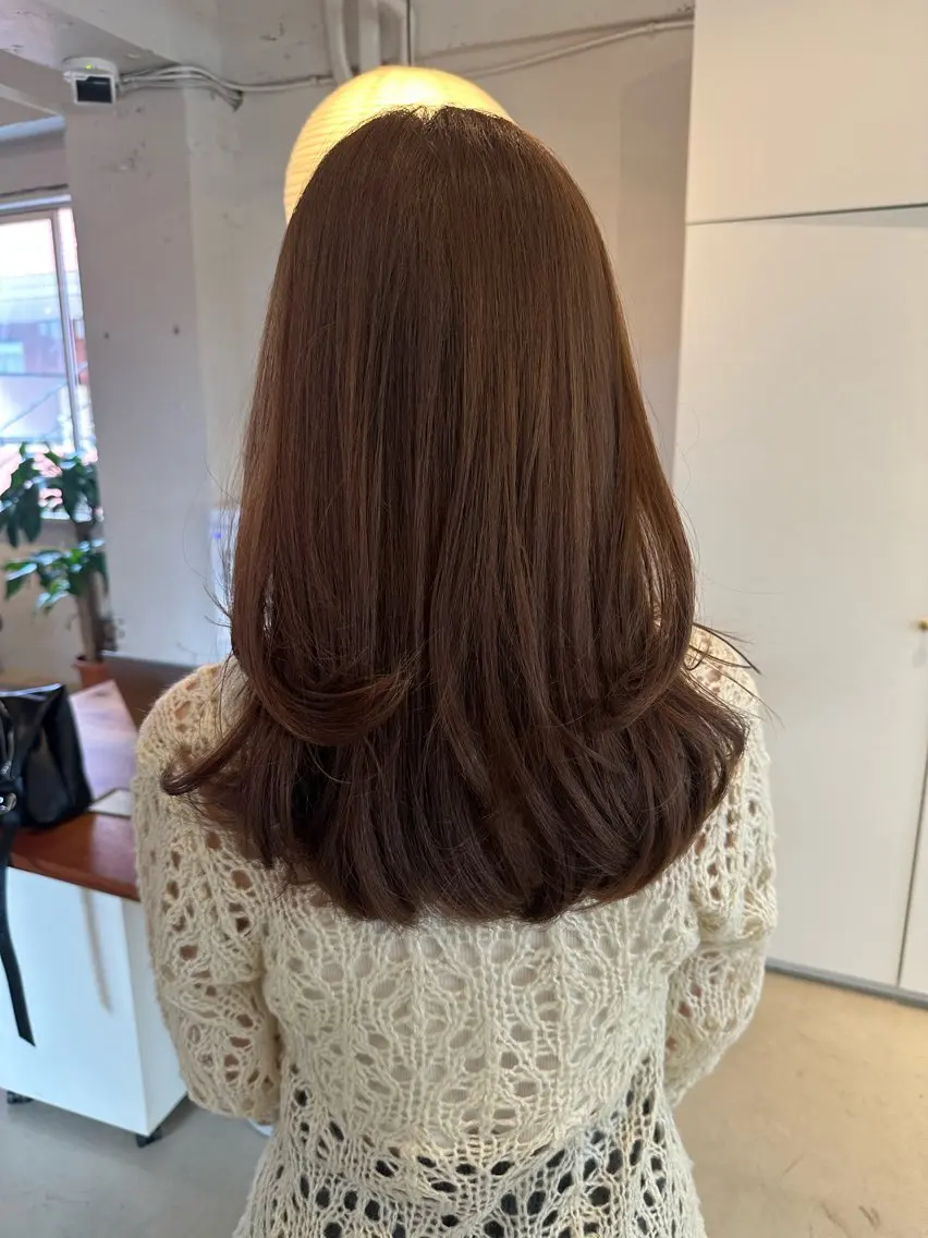 セミロング 愛/한국어◎ Hightone✨のヘアスタイル
