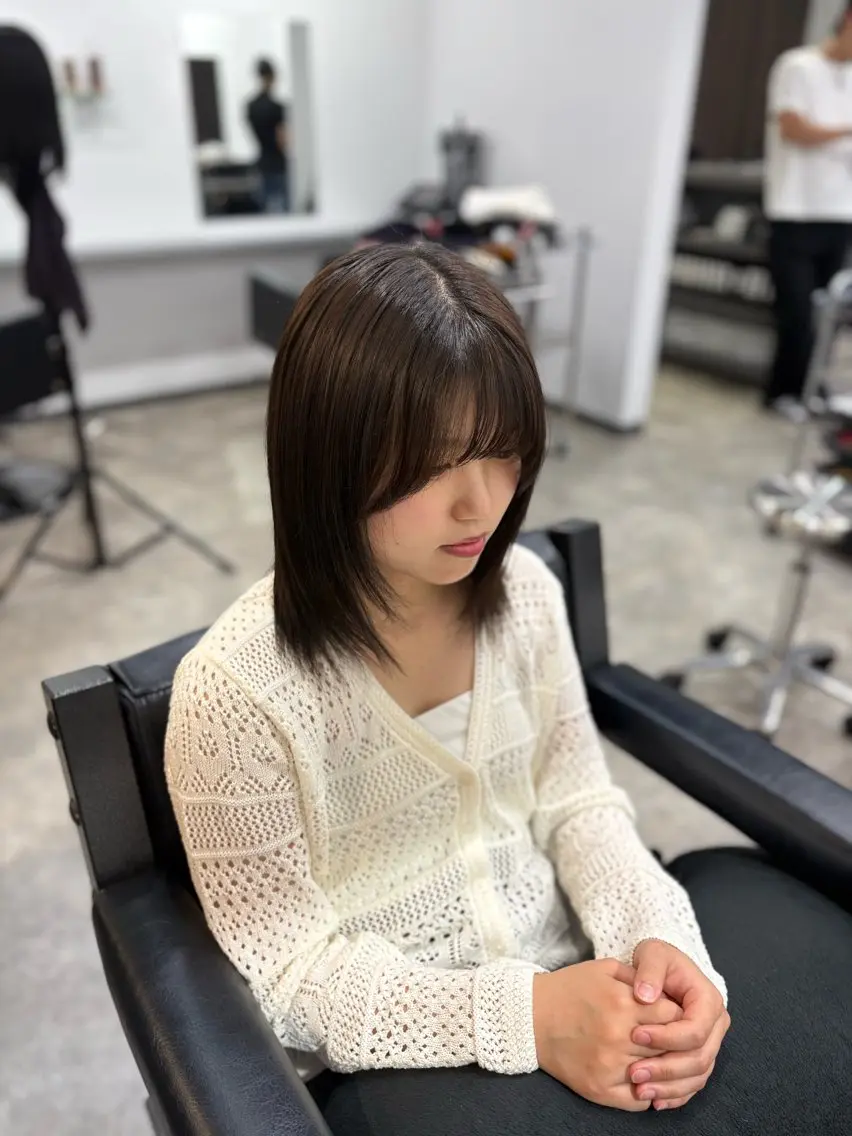ミディアム ヘアカラー ENVY Rikoのヘアスタイル