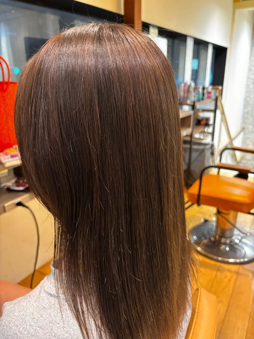 カラー CLAPSコハク モデル募集のヘアスタイル