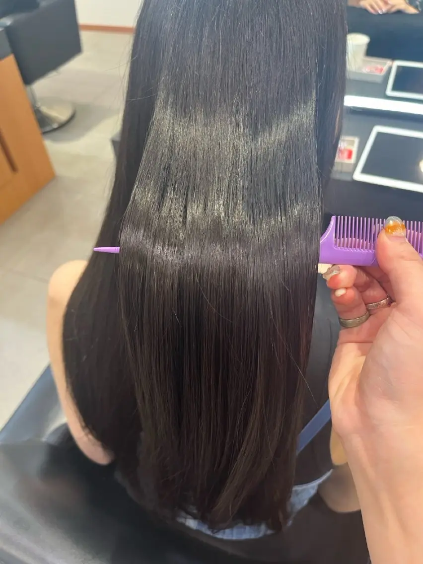 ロング 髪質改善 KOUYU（ému） 伏見/カラーモデルのヘアスタイル