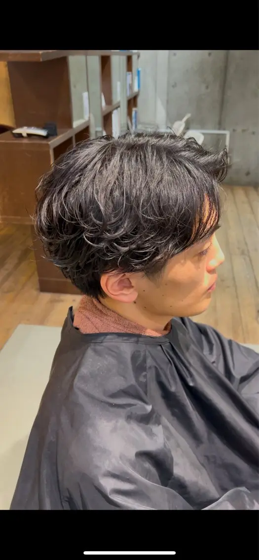 パーマ メンズ フェザーパーマ メンズパーマ カット パーマ トリートメント 【fifth】渡部 永遠のヘアスタイル