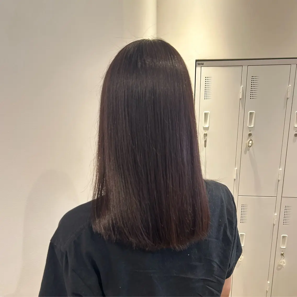 セミロング 青山 里帆のヘアスタイル