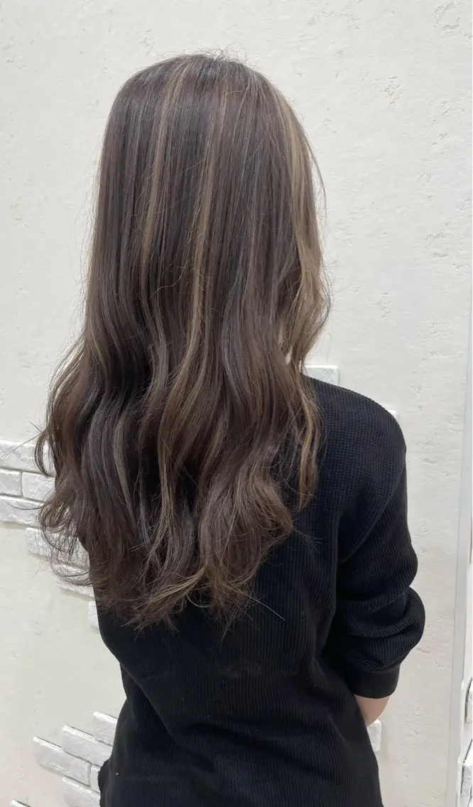 ロング カット ヘアカラー トリートメント PROGRESS‣‣ 福澤 可音🐯🐝のヘアスタイル