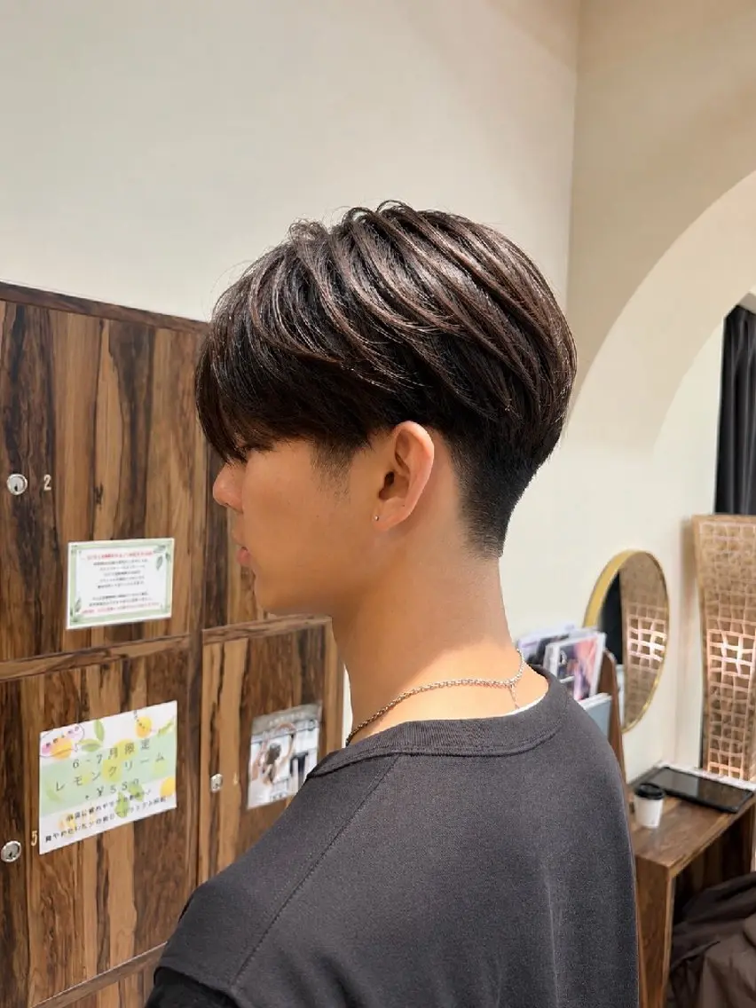 パーマ メンズ フェザーパーマ メンズパーマ カット パーマ パーマモデル募集❣️ 池袋💇Annaのヘアスタイル