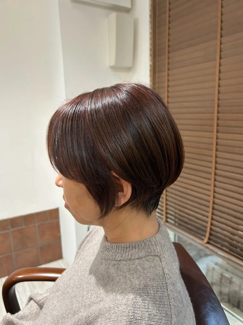 ショート 美髪✨艶髪✨髪質改善 カラー特化❣辻本悠心のヘアスタイル