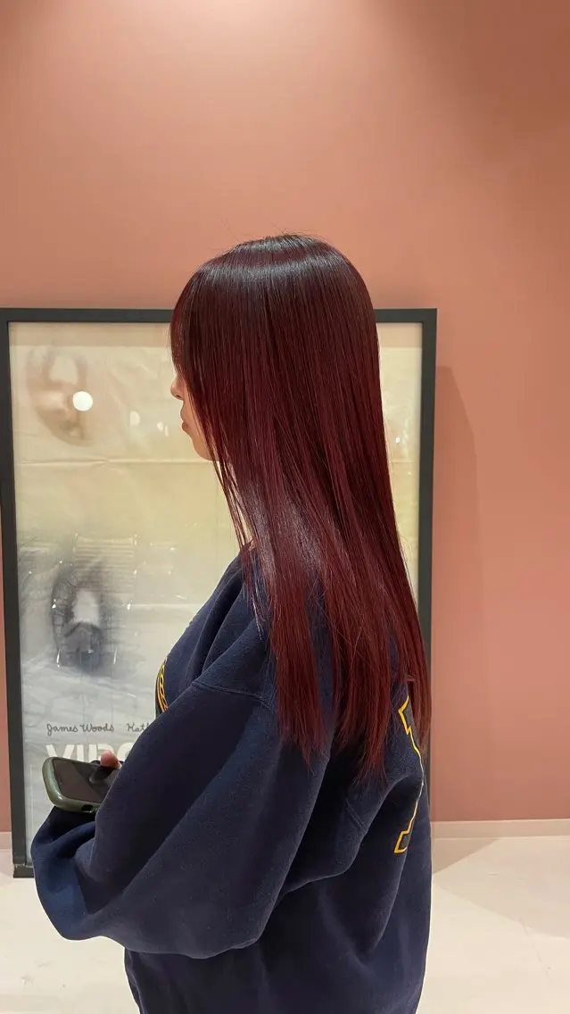 ロング カラー 【YA/HI】 エンドウのヘアスタイル